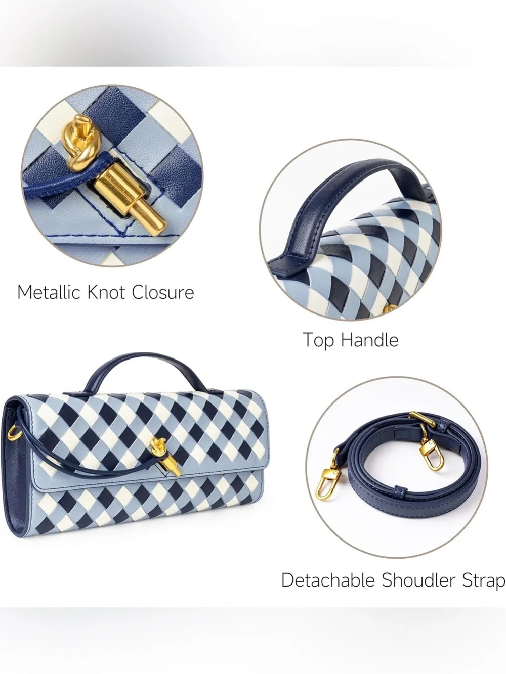 Woven Purse Evening Clutch